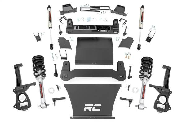 Rough Country - Rough Country Suspension Lift Kit w/Shocks 6 in. Lift Incl. Lifted Struts Rear V2 Monotube Shocks - 22971 - Image 1