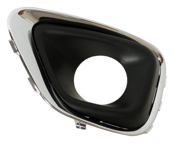 Crown Automotive Jeep Replacement - Crown Automotive Jeep Replacement Fog Light Bezel Left Chrome  -  68213205AA - Image 1