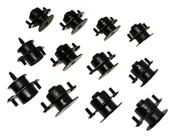 Crown Automotive Jeep Replacement - Crown Automotive Jeep Replacement Body Mount Kit Incl. 12 Mounts  -  55366676K4 - Image 1