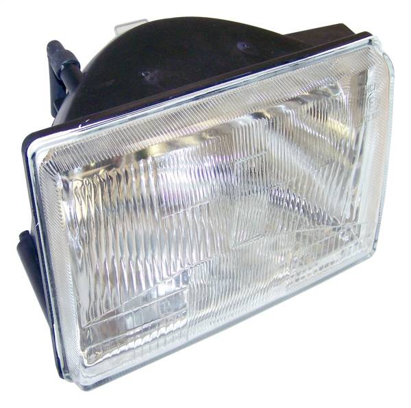 Crown Automotive Jeep Replacement - Crown Automotive Jeep Replacement Head Light Assembly Left For Use w/ 1993-1998 Jeep ZG Grand Cherokee Germany Only  -  55054833 - Image 1