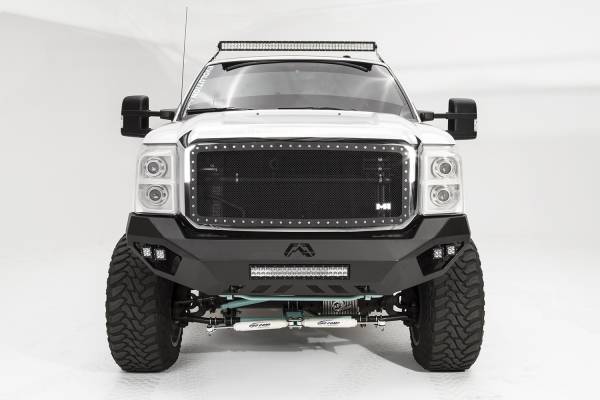 Fab Fours - Fab Fours Vengeance Front Bumper 2 Stage Black Powder Coated No Guard - FS11-V2651-1 - Image 1