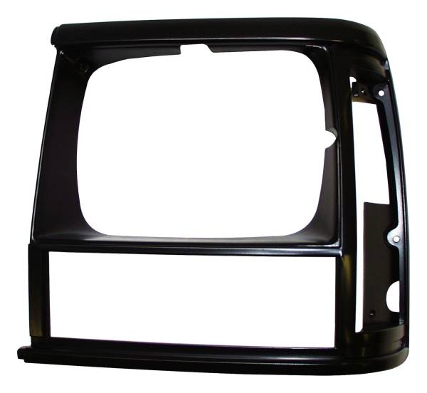 Crown Automotive Jeep Replacement - Crown Automotive Jeep Replacement Headlamp Bezel Left Black/Black  -  55034075 - Image 1