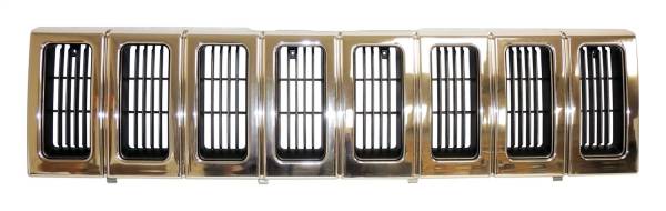 Crown Automotive Jeep Replacement - Crown Automotive Jeep Replacement Grille Front Chrome  -  55054890 - Image 1