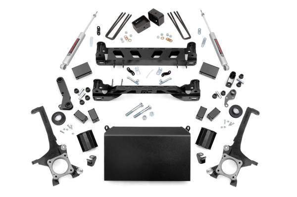 Rough Country - Rough Country Suspension Lift Kit w/Shocks 6 in. Lift Incl. Strut Spacers Rear N3 Shocks - 75430 - Image 1