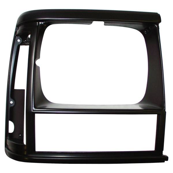Crown Automotive Jeep Replacement - Crown Automotive Jeep Replacement Headlamp Bezel Right Black/Black  -  55034074 - Image 1