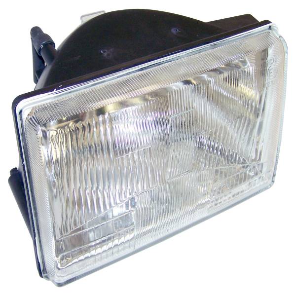 Crown Automotive Jeep Replacement - Crown Automotive Jeep Replacement Head Light Assembly Left For Use w/ 1993-1998 Jeep ZG Grand Cherokee Germany Only  -  55054833 - Image 1