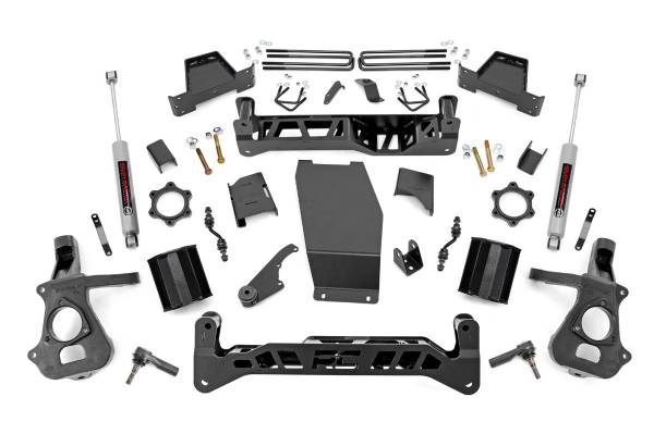 Rough Country - Rough Country Suspension Lift Kit 7 in. Lift Incl. Application Valved - 22832 - Image 1