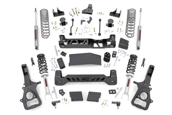 Rough Country - Rough Country Suspension Lift Kit 6 in. Lift Incl. Strut Spacers Rear Variable Rate Coils - 33431 - Image 1