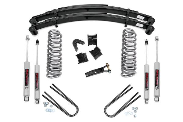 Rough Country - Rough Country Suspension Lift Kit w/Shocks 4 in. Lift - 535.20 - Image 1