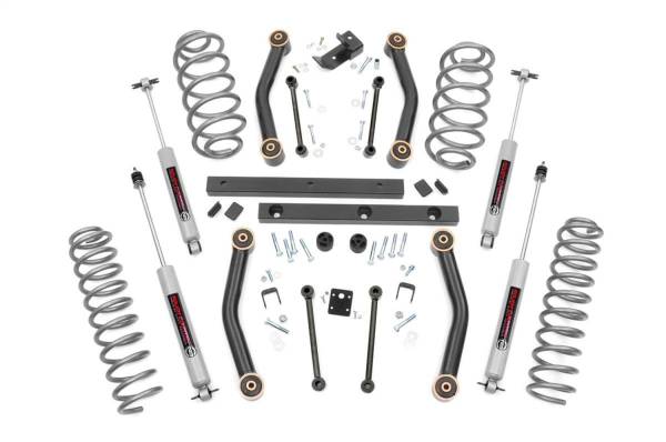 Rough Country - Rough Country X-Series Suspension Lift Kit w/Shocks 4 in. Lift - 90730 - Image 1