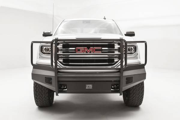 Fab Fours - Fab Fours Elite Front Bumper 2 Stage Black Powder Coated w/Full Guard - GS16-R3960-1 - Image 1