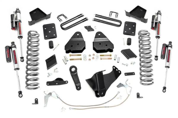 Rough Country - Rough Country Suspension Lift Kit 6 in. Lifted Coil Springs Radius Arm Drop Brackets Ultra Durable Fabricated Anti Wrap Rear Blocks Includes Nitrogen Charged N2.0 Shock - 53350 - Image 1