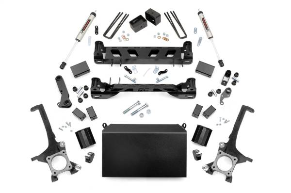 Rough Country - Rough Country Suspension Lift Kit w/Shocks 4 in. Lift Incl. Strut Spacers Rear v2 Monotube Shocks - 75170 - Image 1