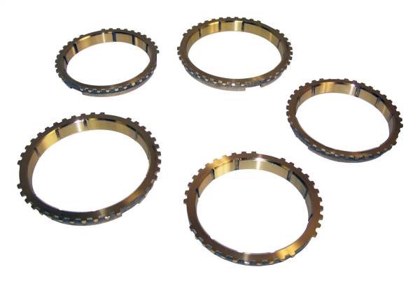 Crown Automotive Jeep Replacement - Crown Automotive Jeep Replacement Synchronizer Blocking Ring Set 1st/2nd/3rd/4th And 5th Gear  -  SRKAX15L - Image 1