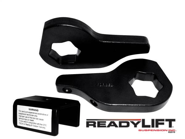 ReadyLift - ReadyLift Front Leveling Kit 2 in. Lift w/Forged Torsion Key Allows Up To 35 in. Tire - 66-1000 - Image 1