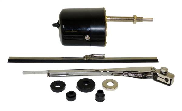 Crown Automotive Jeep Replacement - Crown Automotive Jeep Replacement Wiper Motor Kit Incl. Motor Arm Blade Mounting Grommets 6 Volt  -  6V - Image 1