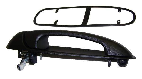 Crown Automotive Jeep Replacement - Crown Automotive Jeep Replacement Exterior Door Handle Black Textured  -  55360334AF - Image 1