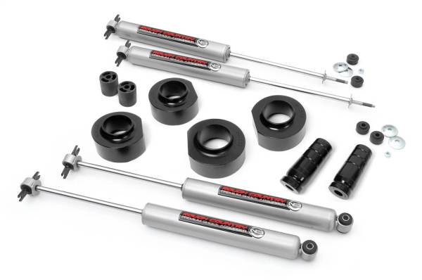 Rough Country - Rough Country Suspension Lift Kit w/Shocks 1.5 in. Lift Incl. Coil Spring Spacers Bump Stops Front and Rear Premium N3 Shocks - 65030 - Image 1