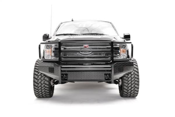 Fab Fours - Fab Fours Black Steel Front Bumper 2 Stage Black Powder Coated w/Full Guard - FF18-K4560-1 - Image 1