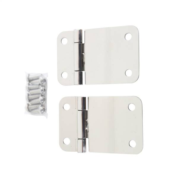 Smittybilt - Smittybilt Tailgate Hinge Pair Incl. Hardware Stainless Steel No Drill Installation - 7419 - Image 1