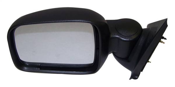 Crown Automotive Jeep Replacement - Crown Automotive Jeep Replacement Door Mirror Left Manual Foldaway Black  -  55155837AF - Image 1