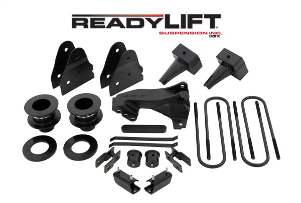 ReadyLift - ReadyLift SST® Lift Kit 3.5 in. Front/5 in. Rear Lift For 1 Pc. Drive Shaft 5 in. Rear Tapered Blocks - 69-2535 - Image 1