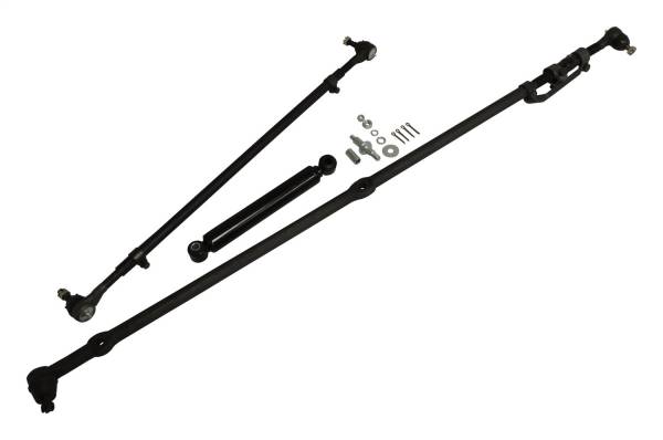 Crown Automotive Jeep Replacement - Crown Automotive Jeep Replacement Steering Kit Incl. All 4 Tie Rod Ends/Adjusters With Hardware/Steering Stabilizer w/LHD  -  SK3 - Image 1
