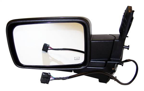 Crown Automotive Jeep Replacement - Crown Automotive Jeep Replacement Door Mirror Left Power Heated Foldaway Black  -  55396637AD - Image 1