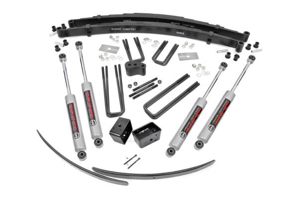 Rough Country - Rough Country Suspension Lift Kit w/Shocks 4 in. Lift - 320.20 - Image 1