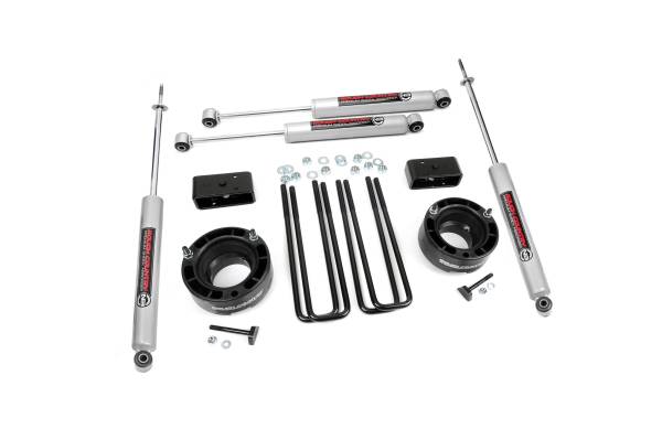 Rough Country - Rough Country Leveling Lift Kit w/Shocks 2.5 in. Lift - 362.20 - Image 1