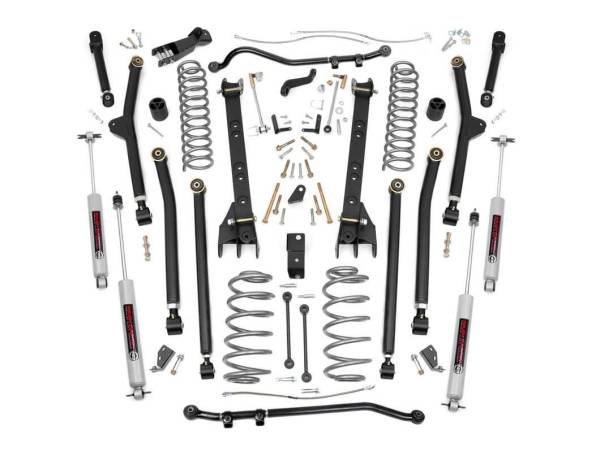 Rough Country - Rough Country X-Series Suspension Lift Kit w/Shocks 4 in. Lift - 66330 - Image 1