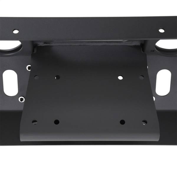 Smittybilt - Smittybilt XRC GEN 2 Front Bumper Lite Textured Black Incl. D-Rings Winch Plate[Up to 12000 lb.] O.E. Fog Light Ports [Lights Not Included] - 76807LT - Image 1