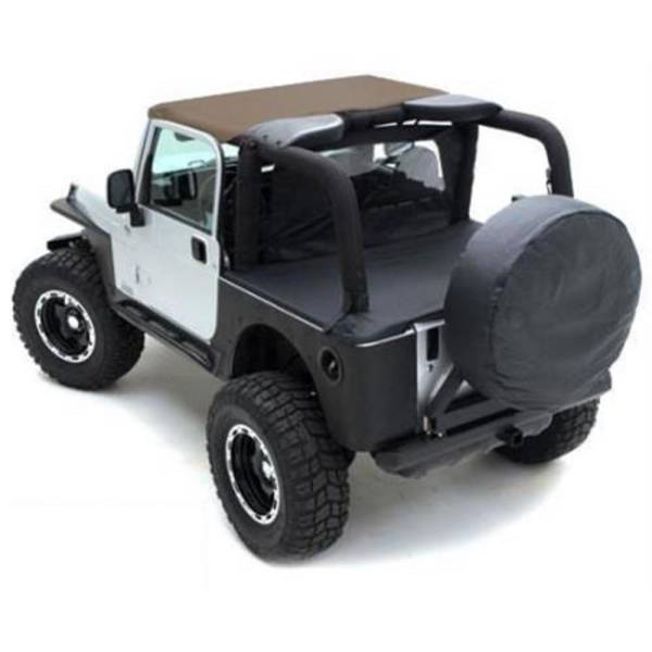 Smittybilt - Smittybilt Outback Standard Bikini Top Spice No Drill Installation Requires PN[90104] If Vehicle Does Not Have Windshield Channel - 93317 - Image 1