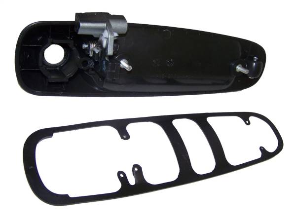 Crown Automotive Jeep Replacement - Crown Automotive Jeep Replacement Exterior Door Handle Black Clearcoat  -  5GG27DX8AA - Image 1