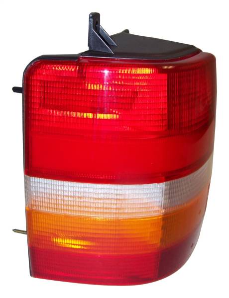 Crown Automotive Jeep Replacement - Crown Automotive Jeep Replacement Tail Light Assembly Left For Use w/ 1994-1996 Jeep ZG Europe Grand Cherokee Left w/4 Large Bulbs No Side Holes  -  55155117 - Image 1