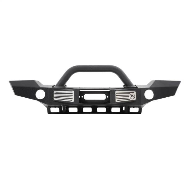 Smittybilt - Smittybilt XRC Atlas Front Bumper Textured Matte Black Incl. Winch Plate Skid Plate D-Rings - 76892 - Image 1