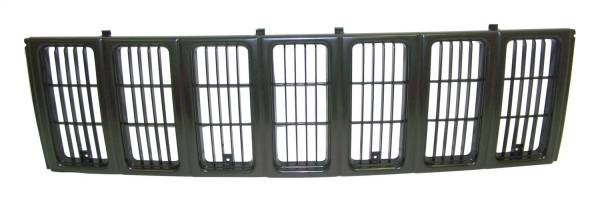 Crown Automotive Jeep Replacement - Crown Automotive Jeep Replacement Grille Front Black  -  55055150 - Image 1