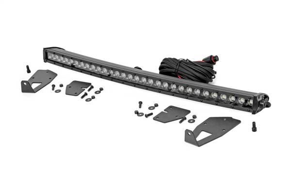 Rough Country - Rough Country LED Hidden Grille Kit 30 in. Single Row 12000 Lumens 150 Watts Ip67 Rating Incl. Hidden Grille Mount - 70702 - Image 1