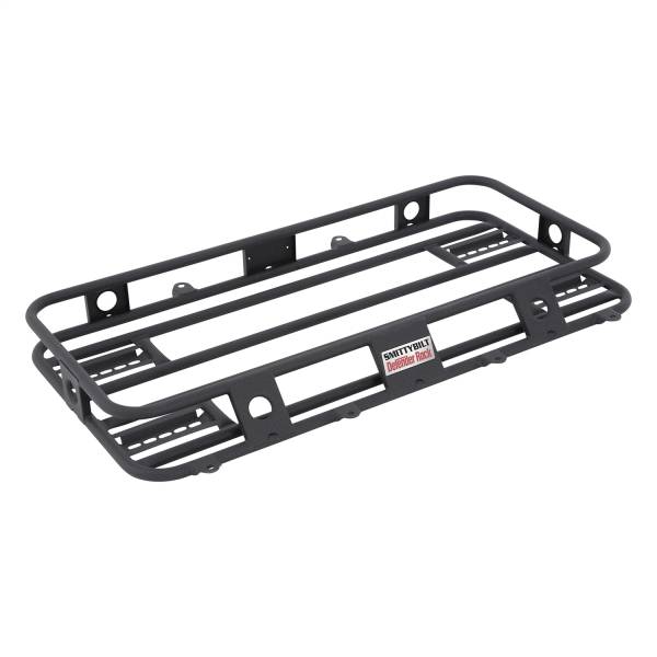 Smittybilt - Smittybilt Defender Basket Rack Black/Red Incl. Hardware - 45304JT - Image 1