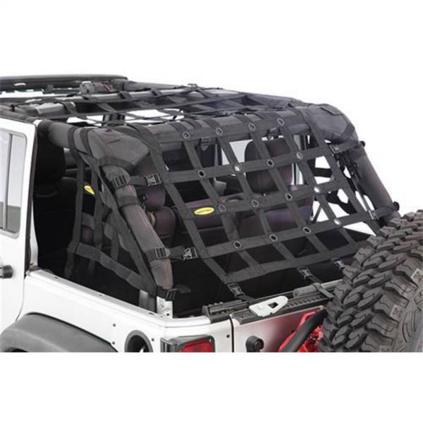 Smittybilt - Smittybilt Cargo Restraint System HD Black Side And Rear Curtains Incl. - 561135 - Image 1