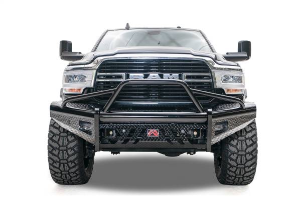 Fab Fours - Fab Fours Black Steel Front Bumper w/Pre-Runner Guard - DR19-S4462-1 - Image 1