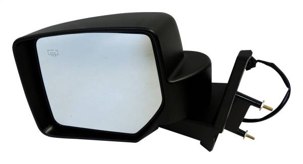 Crown Automotive Jeep Replacement - Crown Automotive Jeep Replacement Door Mirror Left Power Heated Manual Fold-Away Textured Black Finish  -  5155459AK - Image 1