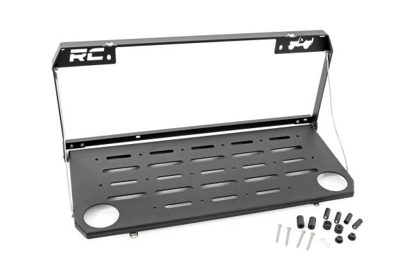 Rough Country - Rough Country Tailgate Folding Table Black Powdercoat Finish 26.75 in. Wide and 12 in. Deep - 10625 - Image 1