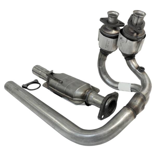 Crown Automotive Jeep Replacement - Crown Automotive Jeep Replacement Exhaust Pipe Front Incl. 3 Catalytic Converters  -  52059681AD - Image 1