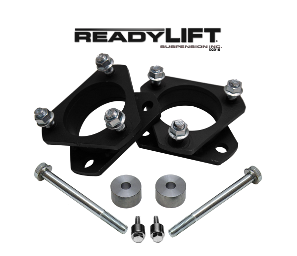 ReadyLift - ReadyLift Front Leveling Kit 2 in. Lift w/Steel Strut Extensions Front Differential Spacers Skid Plate Spacers All Hardware Allows Up To 32 in. Tire - 66-5050 - Image 1