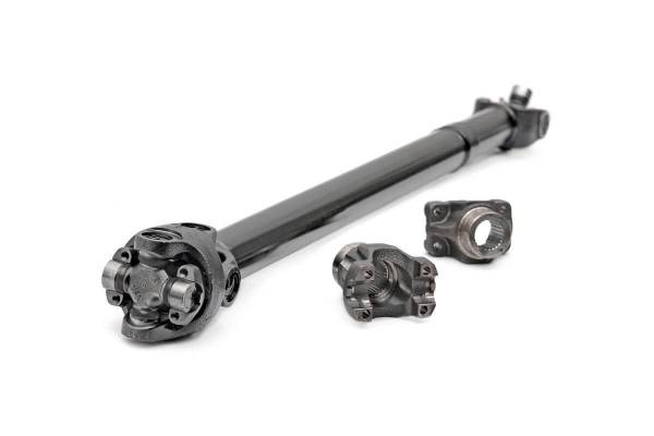 Rough Country - Rough Country CV Drive Shaft Rear For 3.5-6 in. Short Arm Lift Kits For 2.5-6 in. Long Arm Lift Kits Incl. Flanges Yokes Hardware Collapsed Length 41.25 in. Extended Length 44.75 in. - 5073.1 - Image 1