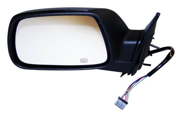 Crown Automotive Jeep Replacement - Crown Automotive Jeep Replacement Door Mirror Left Power Heated Foldaway Black  -  55156453AE - Image 1