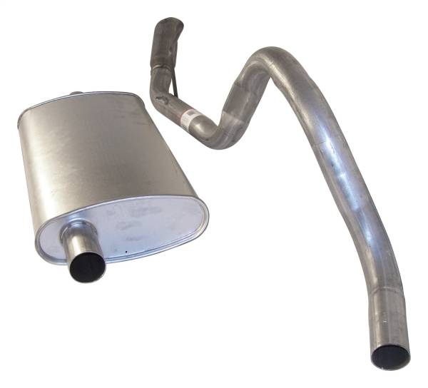 Crown Automotive Jeep Replacement - Crown Automotive Jeep Replacement Exhaust Kit Incl. Muffler And Tailpipe  -  52018163 - Image 1