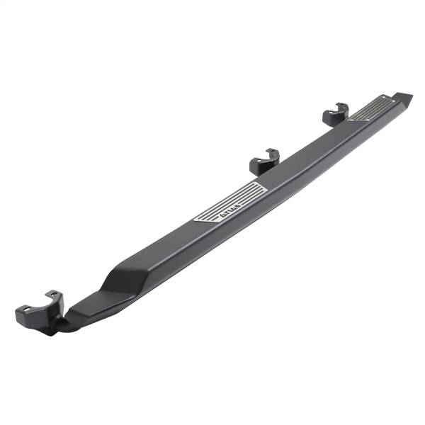 Smittybilt - Smittybilt Atlas XRC Rock Slider Black Powder Coat w/Step Lite Textured - 76898LT - Image 1