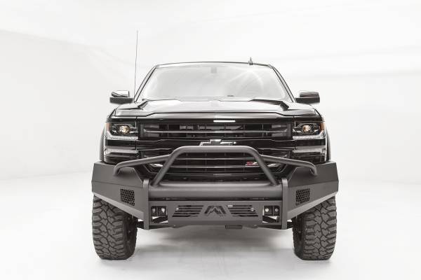 Fab Fours - Fab Fours Elite Front Bumper 2 Stage Black Powder Coated w/Pre-Runner Guard - CS16-R3862-1 - Image 1